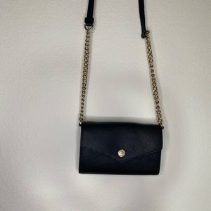 Michael Kors Small Black & Gold Purse Bag
